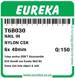 T6B030 - Nylon Countersunk -T6B030_Label_T